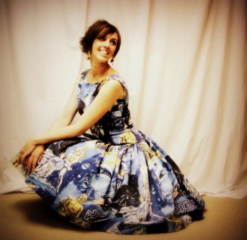 The dress formerly known as Simplicity 3965, alias the Star Wars Dress.