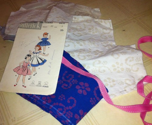 Waif's birthday dress.