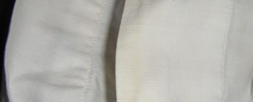 fabric and hand-stitching closeup