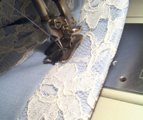 Stitching in the ditch