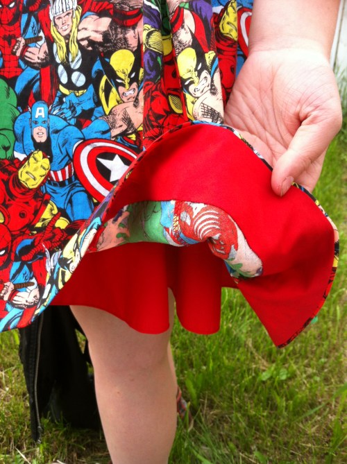 Faced hem, my favourite kind.