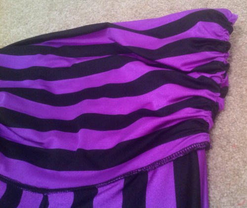 Ruched foldover waistband