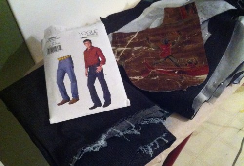 Fabric. And pocket lining.