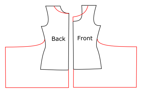 Swing dress schematic